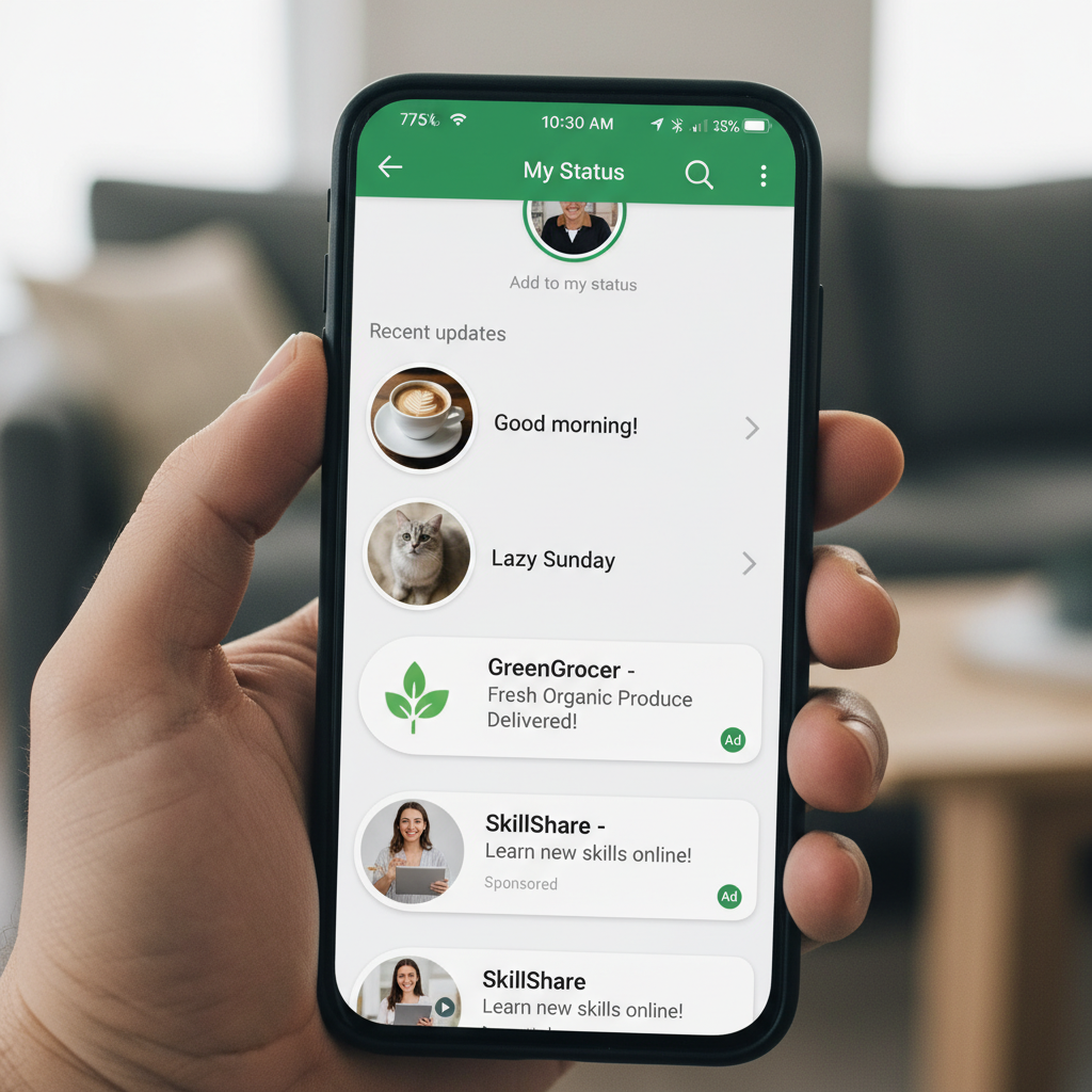 WhatsApp Adds Ads to Updates Tab, Promises No Disruption to Chats