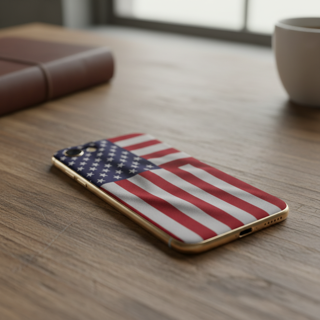 Trump’s New Smartphone to Take on Apple With Gold Finish and American Branding