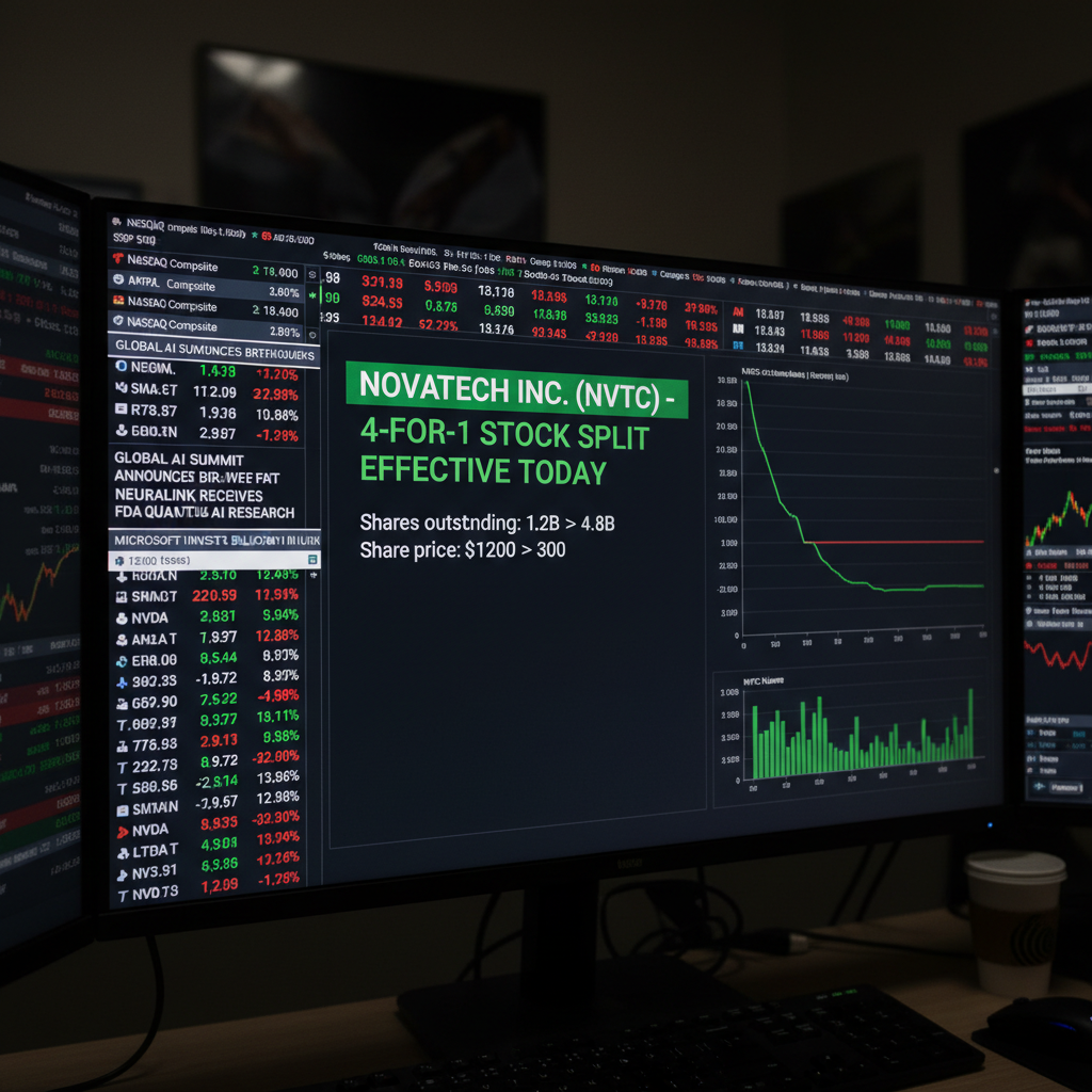 A Stock Split with Strategic Timing