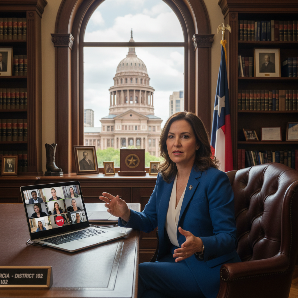 Collier Abruptly Leaves Democratic Call Amid Texas Redistricting Debate