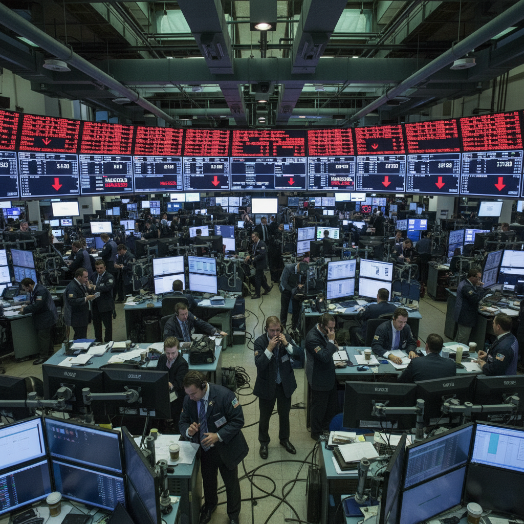 Title: S&P 500 Drops as Trump’s Tariffs Escalate U.S.–China Trade War in 2025