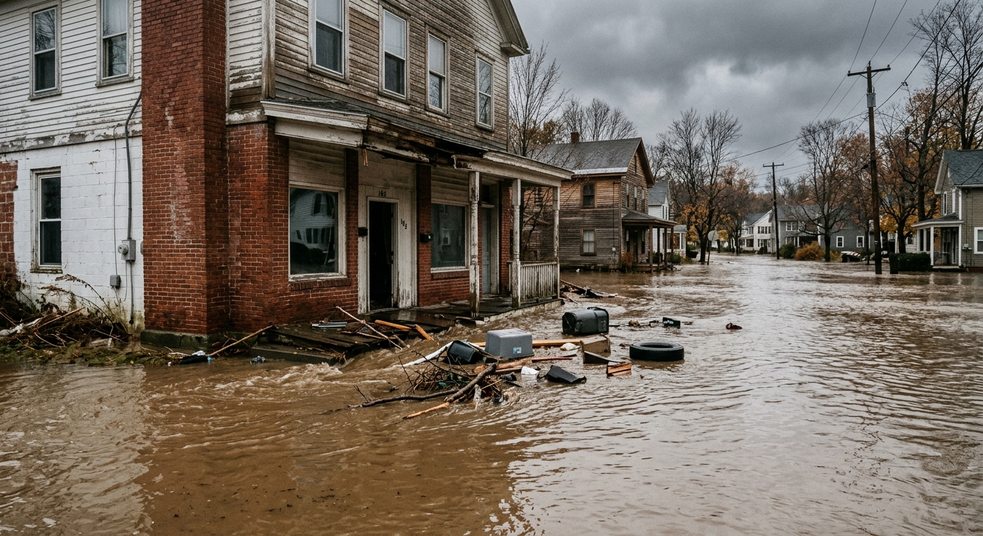 Upstate New York Faces Severe Flooding After Torrential Rainfall Causes Historic Damage